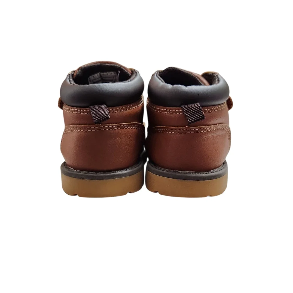 Garanimals Brown‎ Leather Kids Hiking Toddler High Top Boots